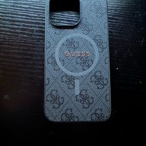 GUESS Black iPhone 15 Pro Max Case